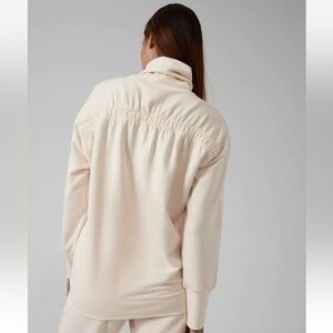 Athleta Cream Pullover Hoodie